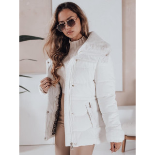 Ženska bela zimska jakna TY4934