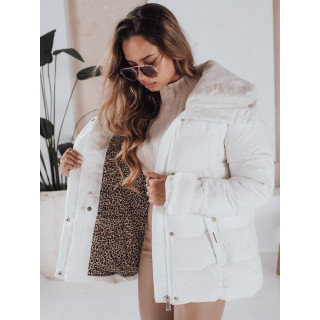 Ženska bela zimska jakna TY4934