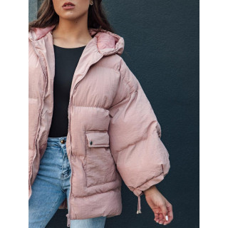 Prešita roza ženska jakna TY4480