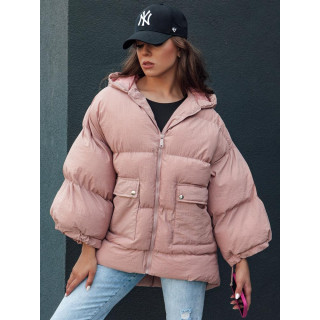 Prešita roza ženska jakna TY4480