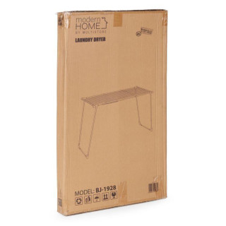 Razširljiv črni stojalo za sušenje perila