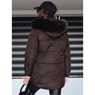Rjava ženska zimska jakna TY5326