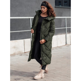 Dolga zelena ženska jakna TY4597