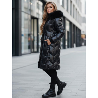 Črna prešita ženska jakna TY5178z