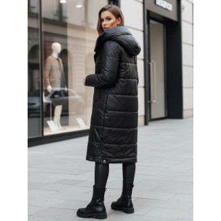 Črna dolga ženska jakna TY5024z