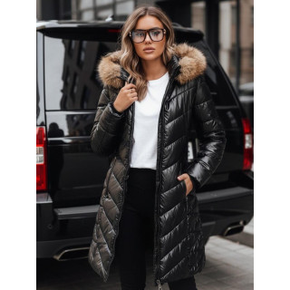 Ženska sijoča črna zimska jakna TY4581z