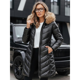 Ženska sijoča črna zimska jakna TY4581z