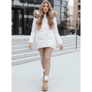 Ženska zimska svetlo bež jakna TY5507