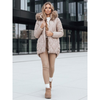 Ženska bež zimska jakna TY5494