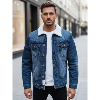 Moška modra jeans jakna za zimo TX4729z