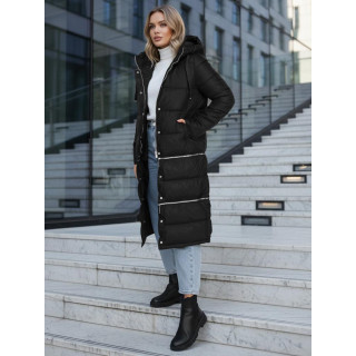 Ženska črna jakna z nastavljivo dolžino TY5151