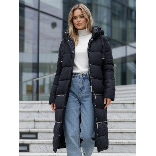 Ženska temno modra jakna z nastavljivo dolžino TY5467