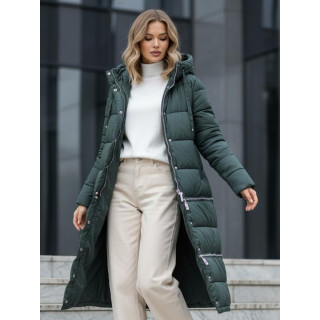 Zelena ženska jakna z nastavljivo dolžino TY5138