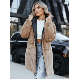 Črna prešita ženska jakna TY5465