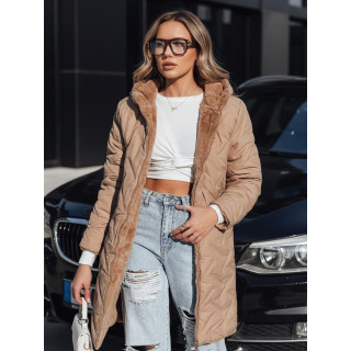 Prešita bež ženska jakna TY5438