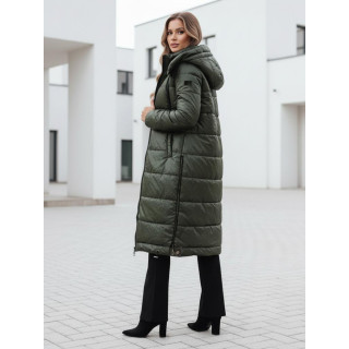 Dolga zelena ženska jakna TY5025
