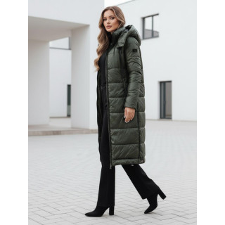 Dolga zelena ženska jakna TY5025