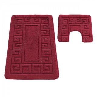 Bordo kopalniška in straniščna preproga z izrezom