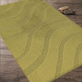 Nedrseča kaki kopalniška in straniščna preproga