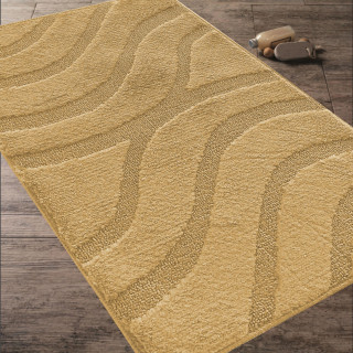 Predpražnik za kopalnico in stranišče v ingverjevi barvi