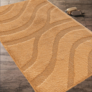 Jantarna preproga za kopalnico in stranišče z izrezom