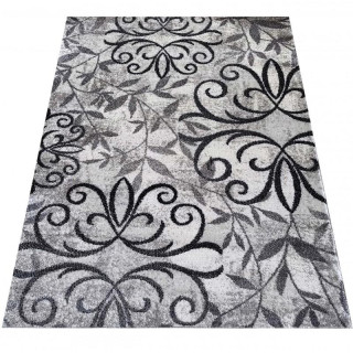 Siva preproga z orientalskim vzorcem