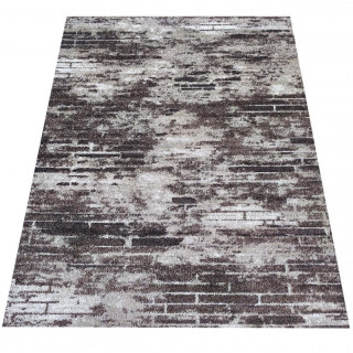 Preproga z vzorcem v rjavi barvi