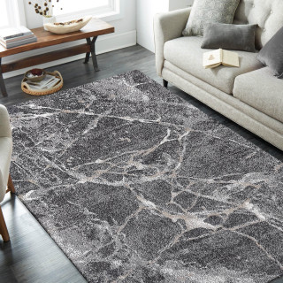 Siva preproga z naravnim vzorcem