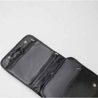 Zložljiva črna kozmetična torbica