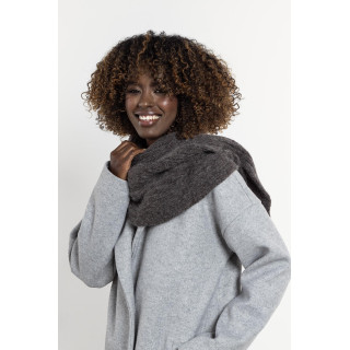 Temno bež dolg šal