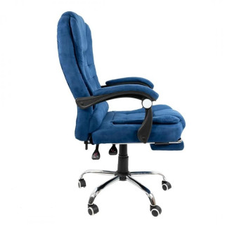 Pisarniški stol iz modrega velurja