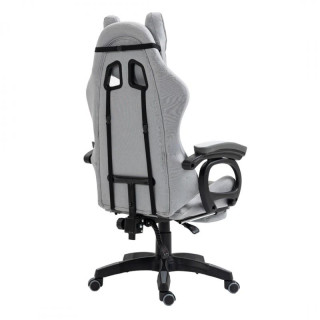 Siv igralni stol z naslonom za noge