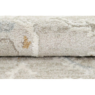 Kremna moderna vzorčasta preproga