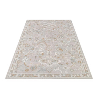 Kremna moderna vzorčasta preproga