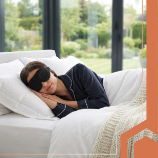 Nastavljiva spalna maska za oči