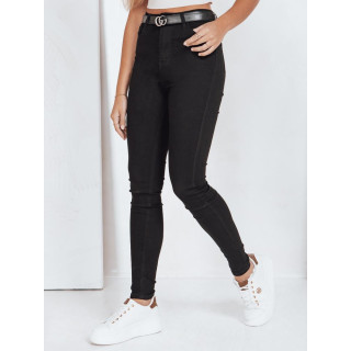 Črne ženske oprijete kavbojke UY2754