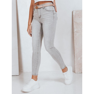 Sive ženske push-up kavbojke UY2804