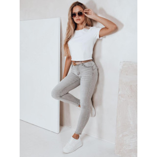 Sive ženske push-up kavbojke UY2804