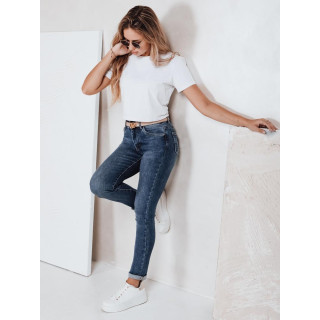 Ženske modre oprijete kavbojke UY2798