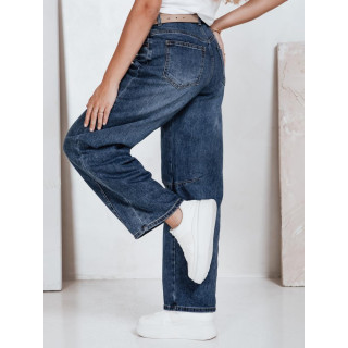 Široke modre ženske kavbojke UY2749