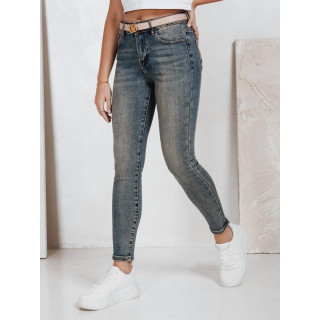 Modre ženske oprijete kavbojke UY2792