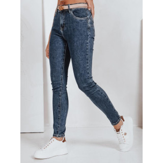 Modre ženske push-up kavbojke UY2783