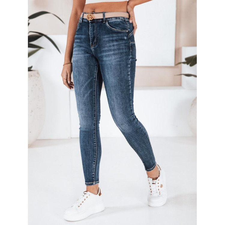 Ženske modre push-up kavbojke UY2795