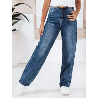 Modre široke ženske kavbojke UY2814