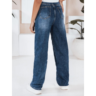 Modre široke ženske kavbojke UY2814