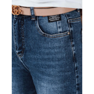 Modre široke ženske kavbojke UY2814