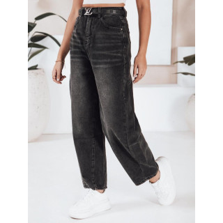 Črne ženske kavbojke Balloon UY2743