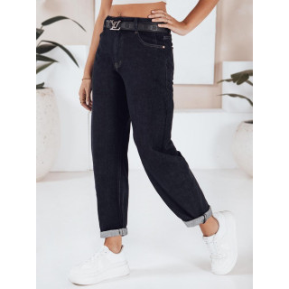 Temno modre ženske kavbojke z balonom UY2766