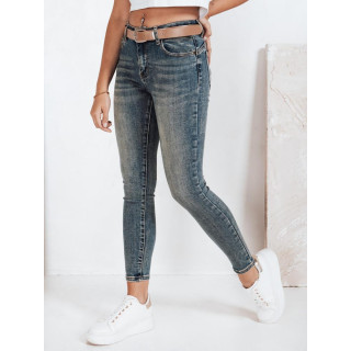 Modre ženske push-up kavbojke UY2803