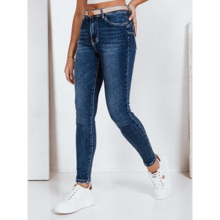 Modre ženske push-up kavbojke UY2822